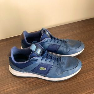 Blue Lacoste sneakers size 11